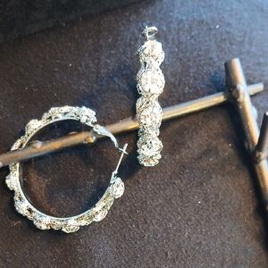 Elegant Silver Hoop Earrings